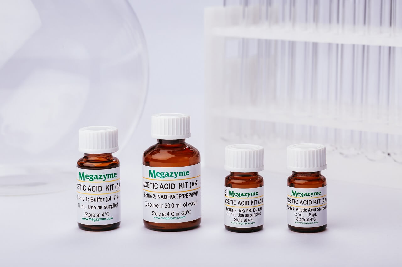 Acetic Acid Assay Kit Acetate Kinase Analyser Format Megazyme