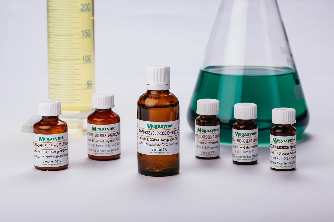 Raffinose Sucrose DGlucose Assay Kit Test Megazyme