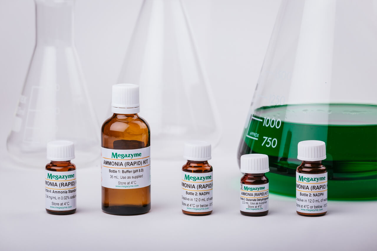 Ammonia Assay Kit Buy Ammonia kit for analysis of ammonia Megazyme