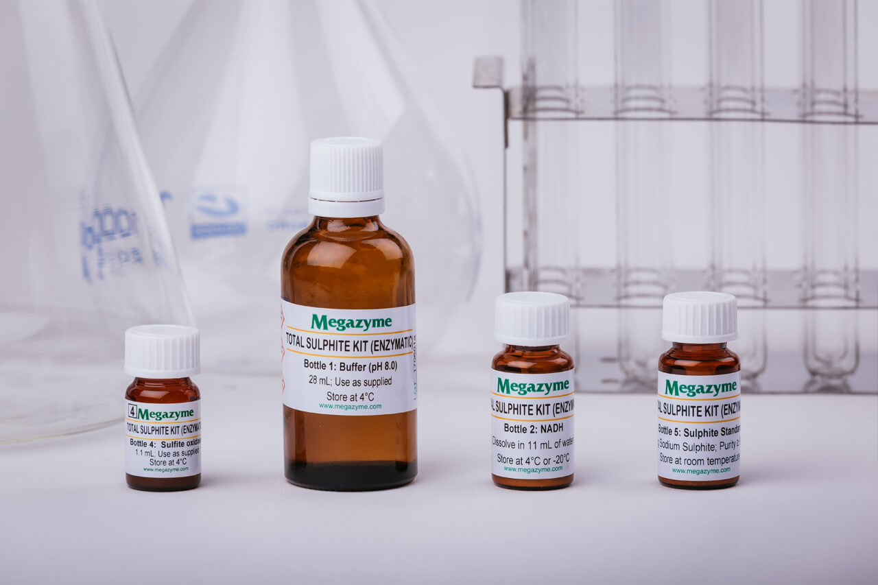 Total Sulfite Assay Kit Enzymatic Wine Sulfite Test Kit Megazyme